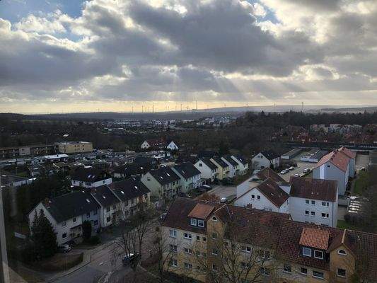 Ausblick vom Balkon