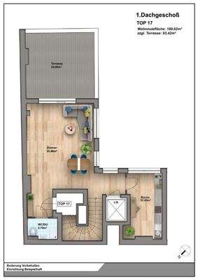 1. DG_Variante mit separater Küche