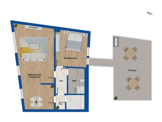 Grundriss 2. Obergeschoss