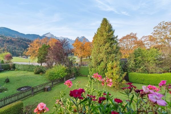 Blick vom Balkon