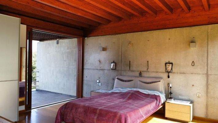 Kreta, Stalos: Luxuriöse Villa mit Meerblick in Strandnähe zu verkaufen