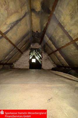 Vollisolierter Dachboden