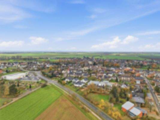 Luftaufnahme vom Ort