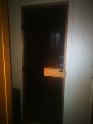 Saunakabine im Wohnhaushaus am Gästezimmer