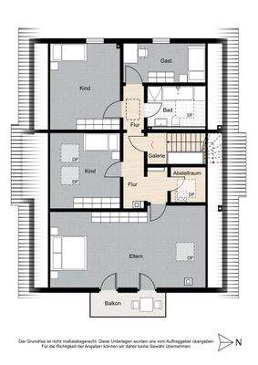Umbauvorschlag OG für Familie