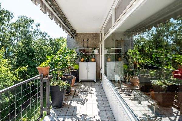 Loggia mit Südausrichtung