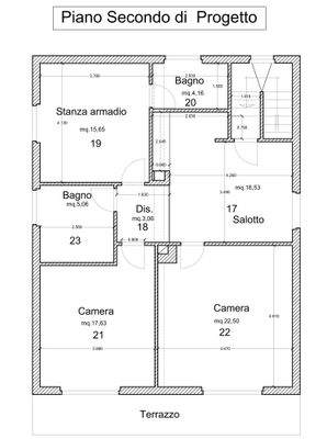 Grundriss zweiter Stock