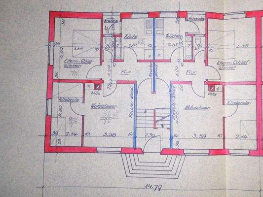 Grundriss EG, 1.OG, 2.OG.