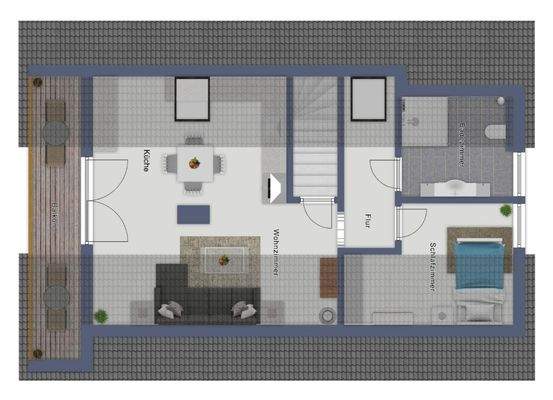 Grundriss Dachgeschoss 