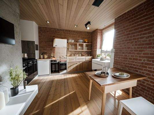 Küche OG. mit Homestaging