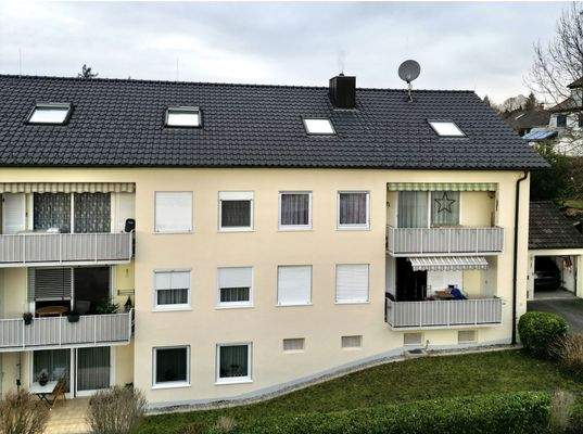 Luftaufnahme Wohnung und eine Garage