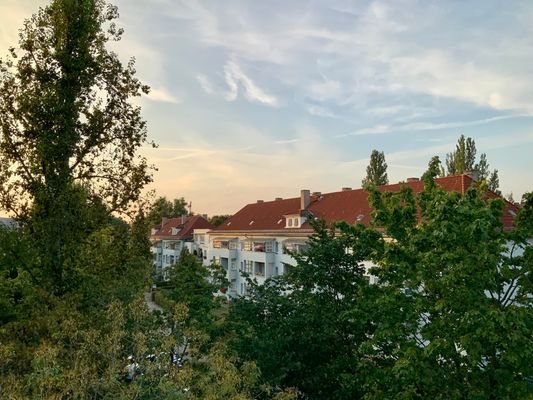 Blick vom Schlafzimmer