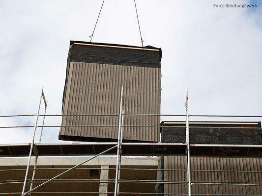 Montage Holzbauelement