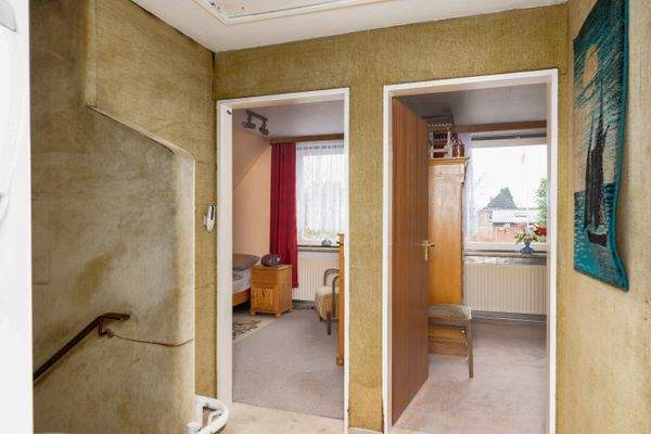 Blick aus Schlafzimmer zur Diele