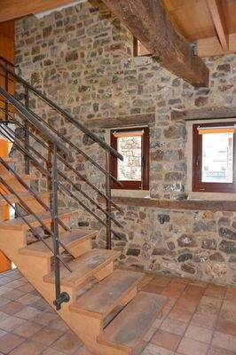 Treppe zum Obergeschoss