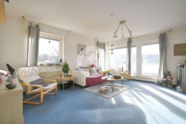 Das helle Wohnzimmer