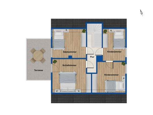 Grundriss Obergeschoss