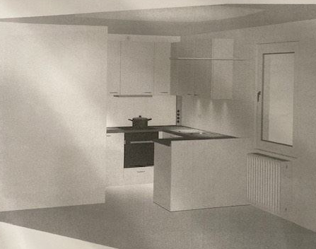 Neue offene Küche (Muster)