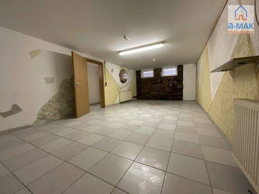 Partyraum im Kellergeschoss