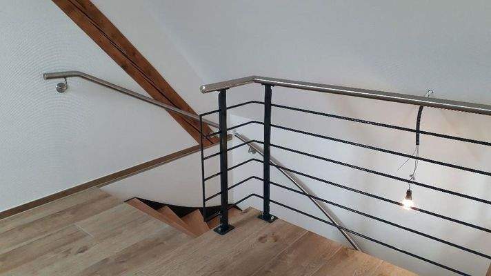 Geländer im Dachspitz 