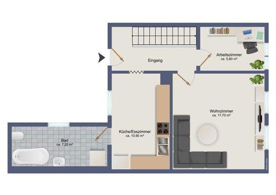 Grundriss Erdgeschoss