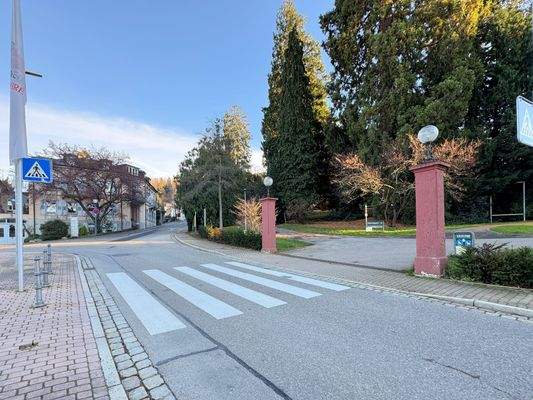 Blick zur Blauenstraße