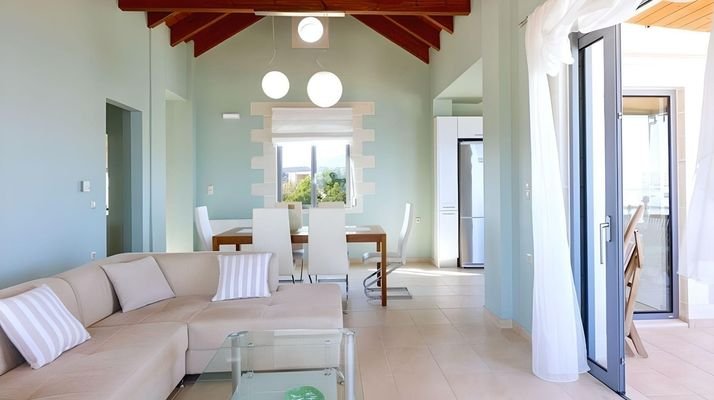 Luxusvilla auf Kreta mit Panoramameerblick, Pool u