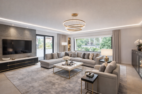 Wohnzimmer (KI-generiert)