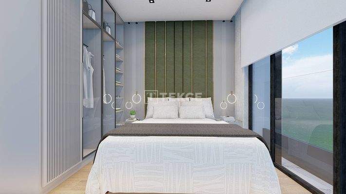 Stylish Apartments in a City View Project in Mahmutlar Alanya