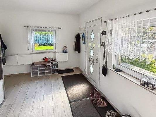 Eingangsbereich Windfang