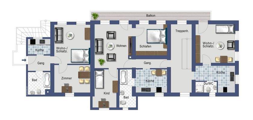 Grundriss 1.Obergeschoss