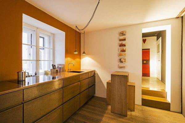 moderne, funktionelle Designer-Küche/OG