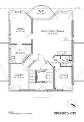 Grundriss 1.OG