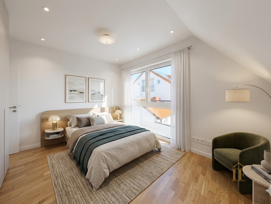 Schlafzimmer visualisiert