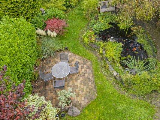 Drohnenbild vom Koiteich