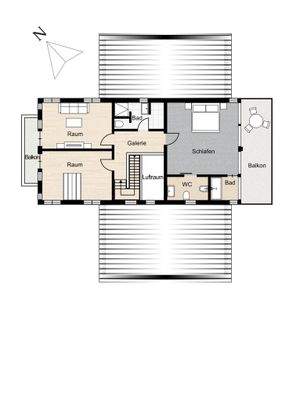 Grundriss Obergeschoss