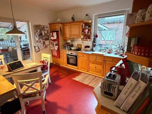 Blick in die geräumige Küche