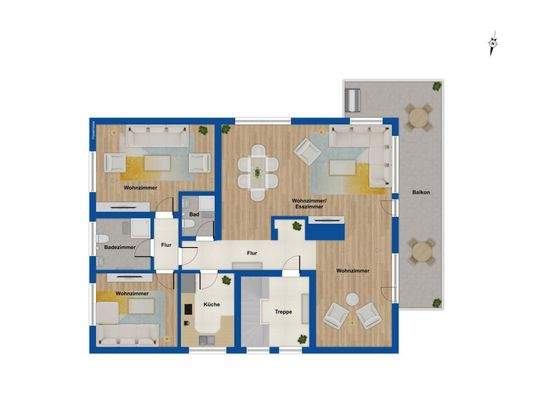 Grundriss Obergeschoss