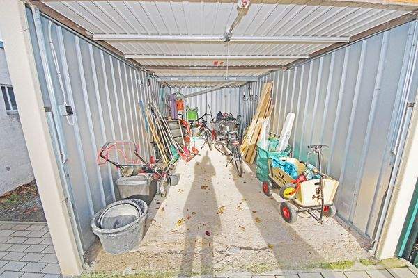 Blick in die Garage