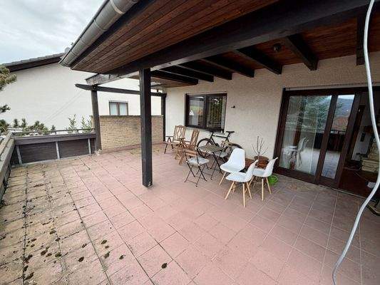 Terrasse Hauptwohnung