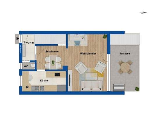 Grundriss - Erdgeschoss