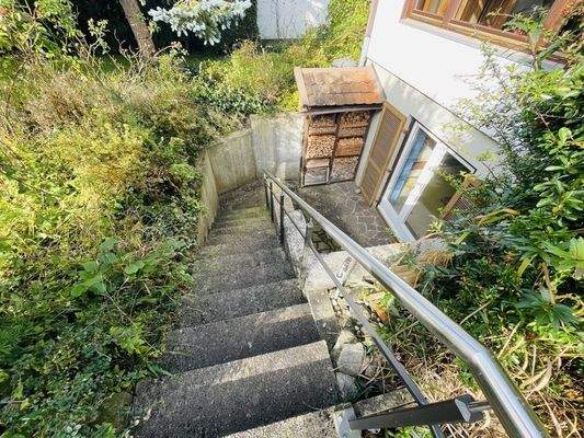 Außenansicht Tiefterrasse