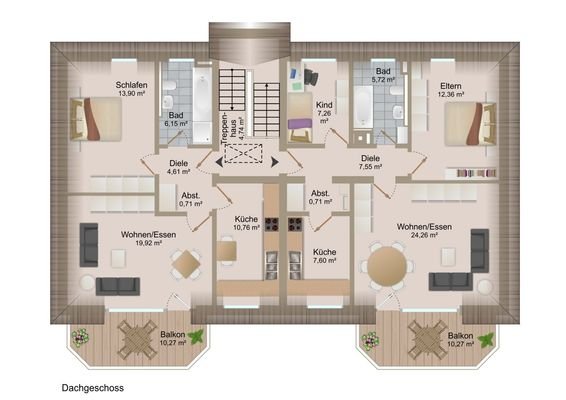 Grundriss Dachgeschoss