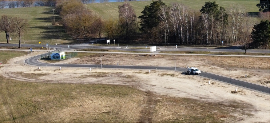 Luft Baugebiet Einfahrt Grundstücke 1,2, 4, 5, 20,