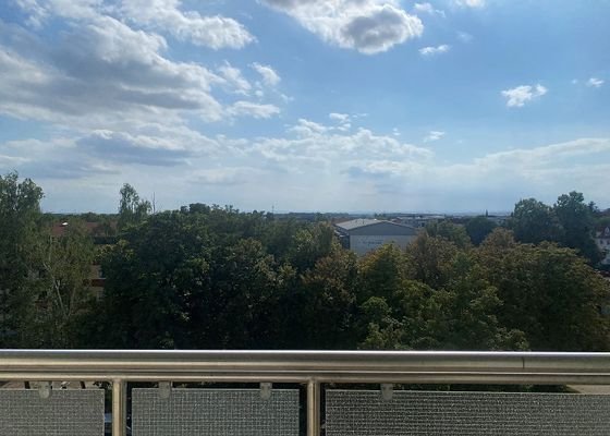 Ausblick vom Balkon