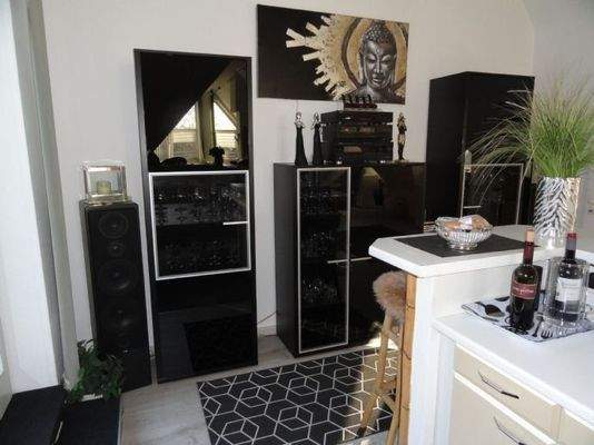 Küche mit Ausgang Dachterrasse