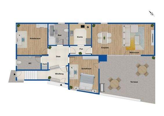 Grundriss Erdgeschoss