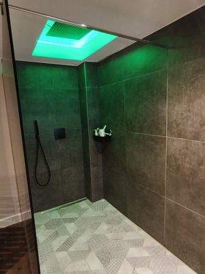 Wellness Dusche im Badezimmer