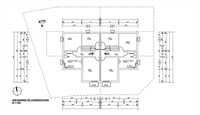 Architektenhaus - Grundriss KG