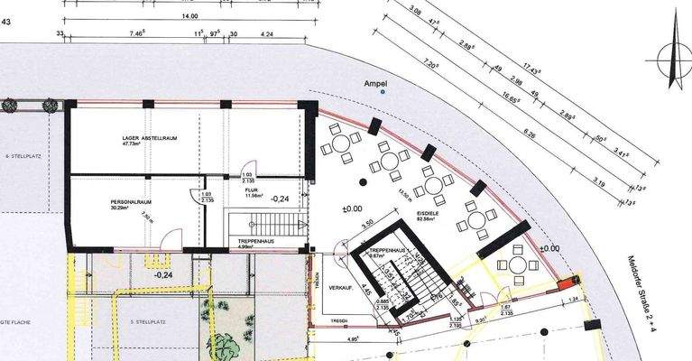 Grundriss Erdgeschoss Laden